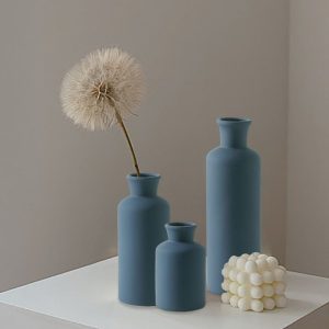 lark manor ensemble de 3 vases en céramique pour décoration intérieure