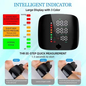 besting™ led wrist blood pressure monitor